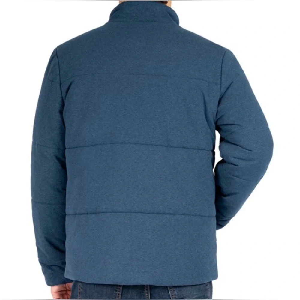 Soybu Men's Deep Blue Puffer Jacket Soybu Full Zip